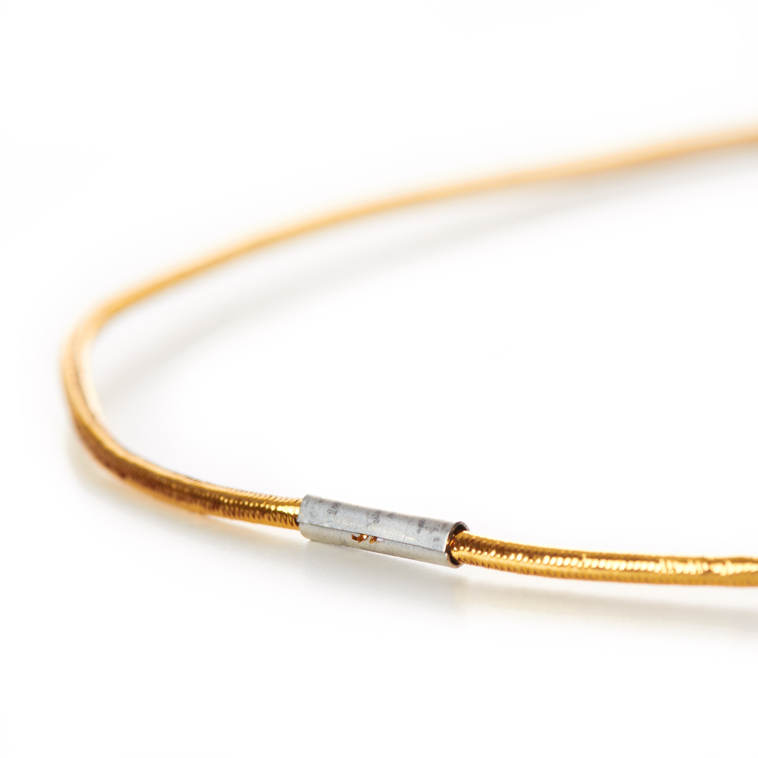 Decorative Menu Loops Gold & Silver Round Lurex Elastic Metal Tagged